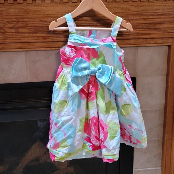 Toddler Floral Party Dress - Picture 1 of 5